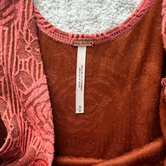 Free People Coral Rose Dress size M - Picture 2 of 2
